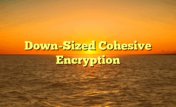 Down-Sized Cohesive Encryption