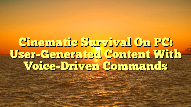 Cinematic Survival On PC: User-Generated Content With Voice-Driven Commands